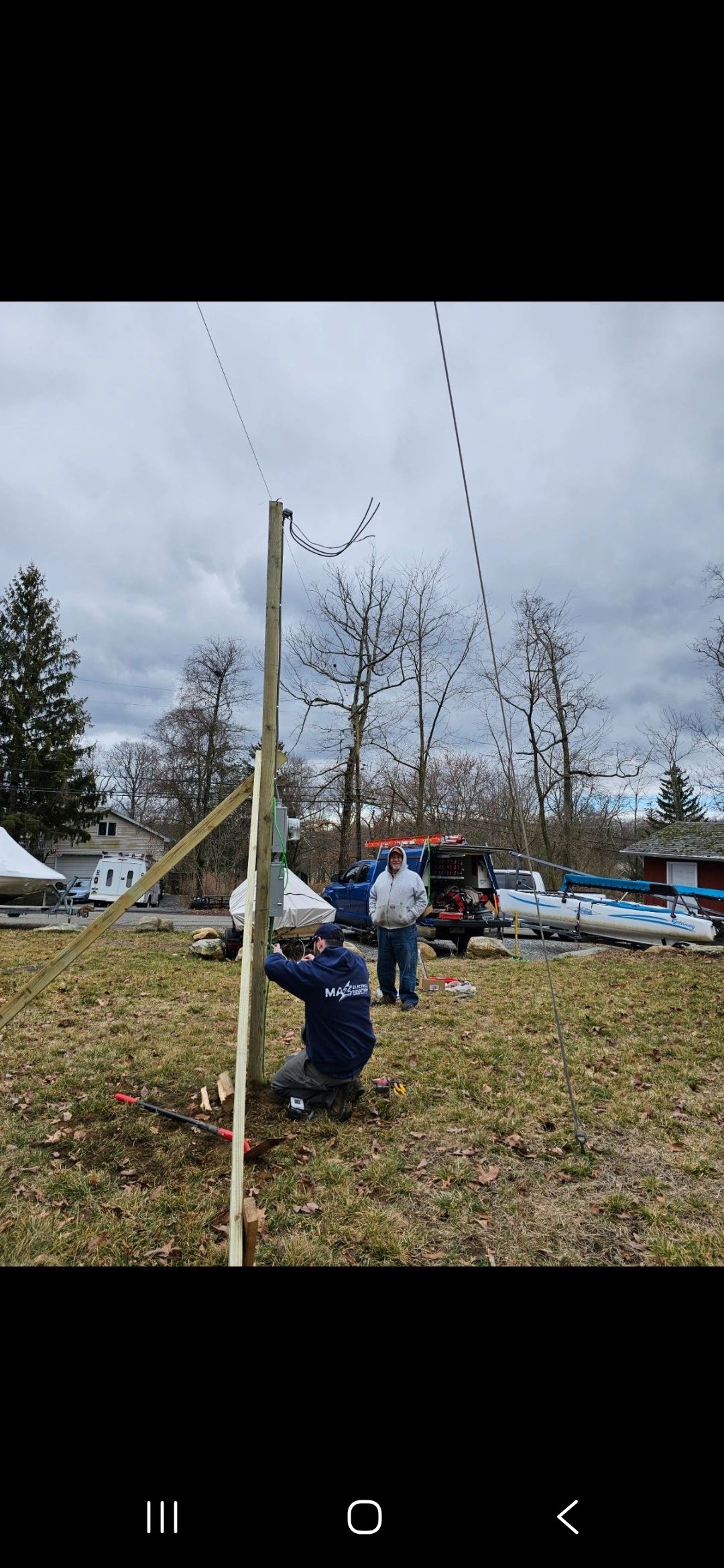 MAZ Electrical Solutions team at work